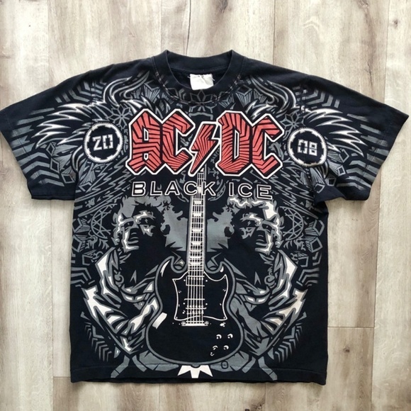 2008, AC/DC, T-Shirt, Vintage, Single Stitch, T Shirt, Double Sided Print - Picture 3 of 15